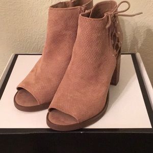 New in the box, Nine West ankle booties.